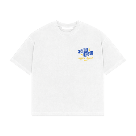 2WENTY8 GRAMZ – Blue Bolt Chest Logo Tee